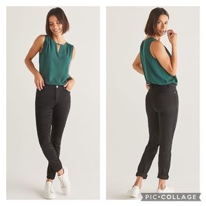 NWT R Brand Black Skinny Jeans The Sculpting - Tall